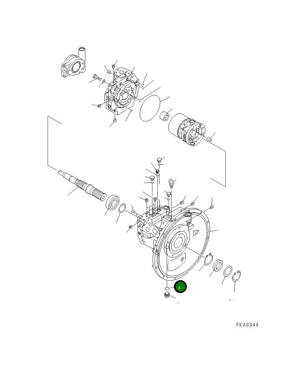 Кольцо уплотнительное (O-Ring) 07002-12434 Komatsu