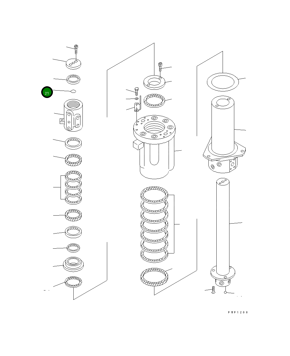 Кольцо уплотнительное (O-Ring) 20G-30-K2430 Komatsu
