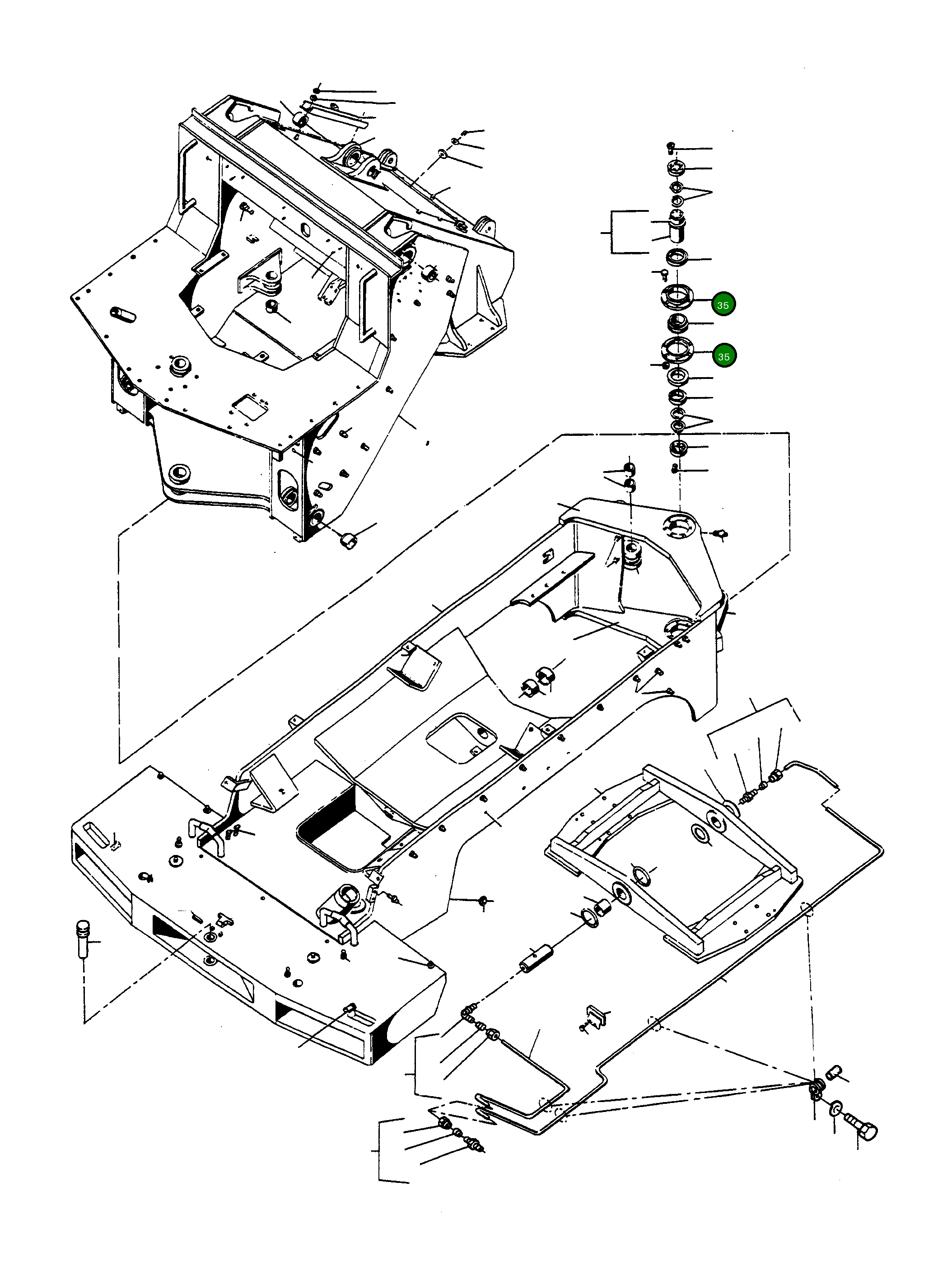 Крышка 2950275M1 Komatsu