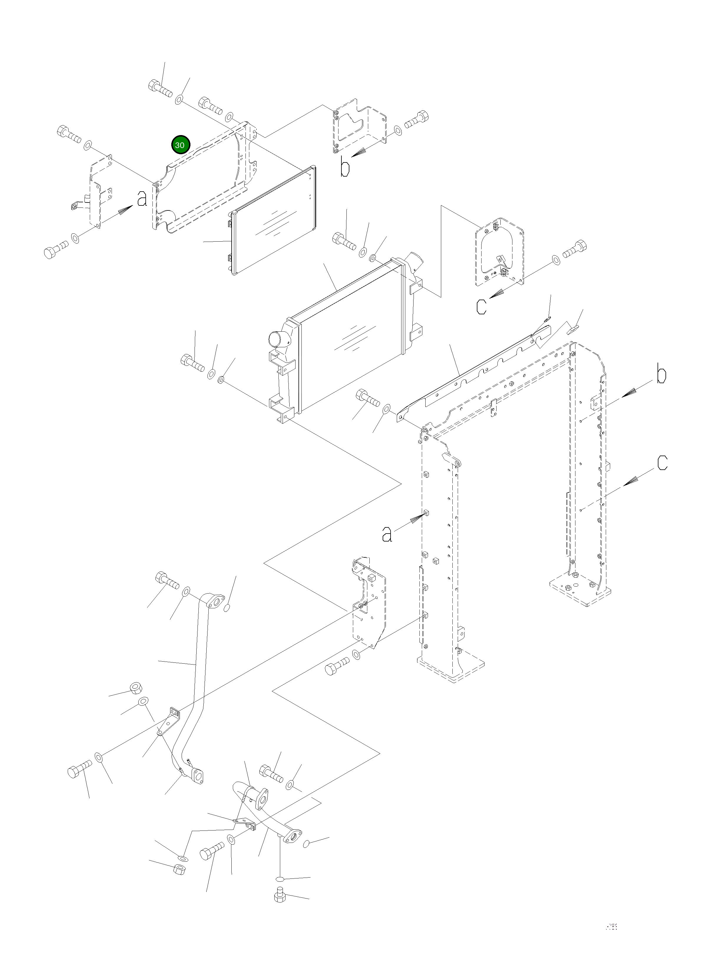 Крышка 2A7-03-12261  Komatsu