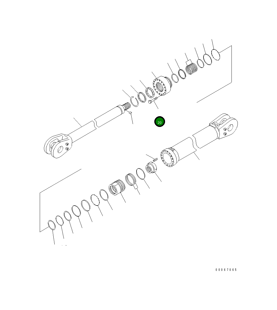 Болт DM50708298 Komatsu