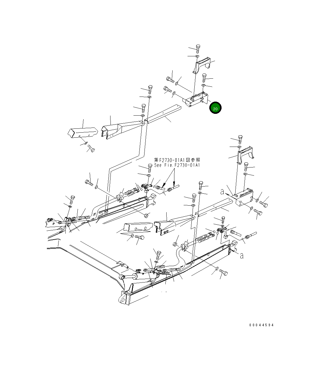 Крышка 14X-Z16-2230  Komatsu