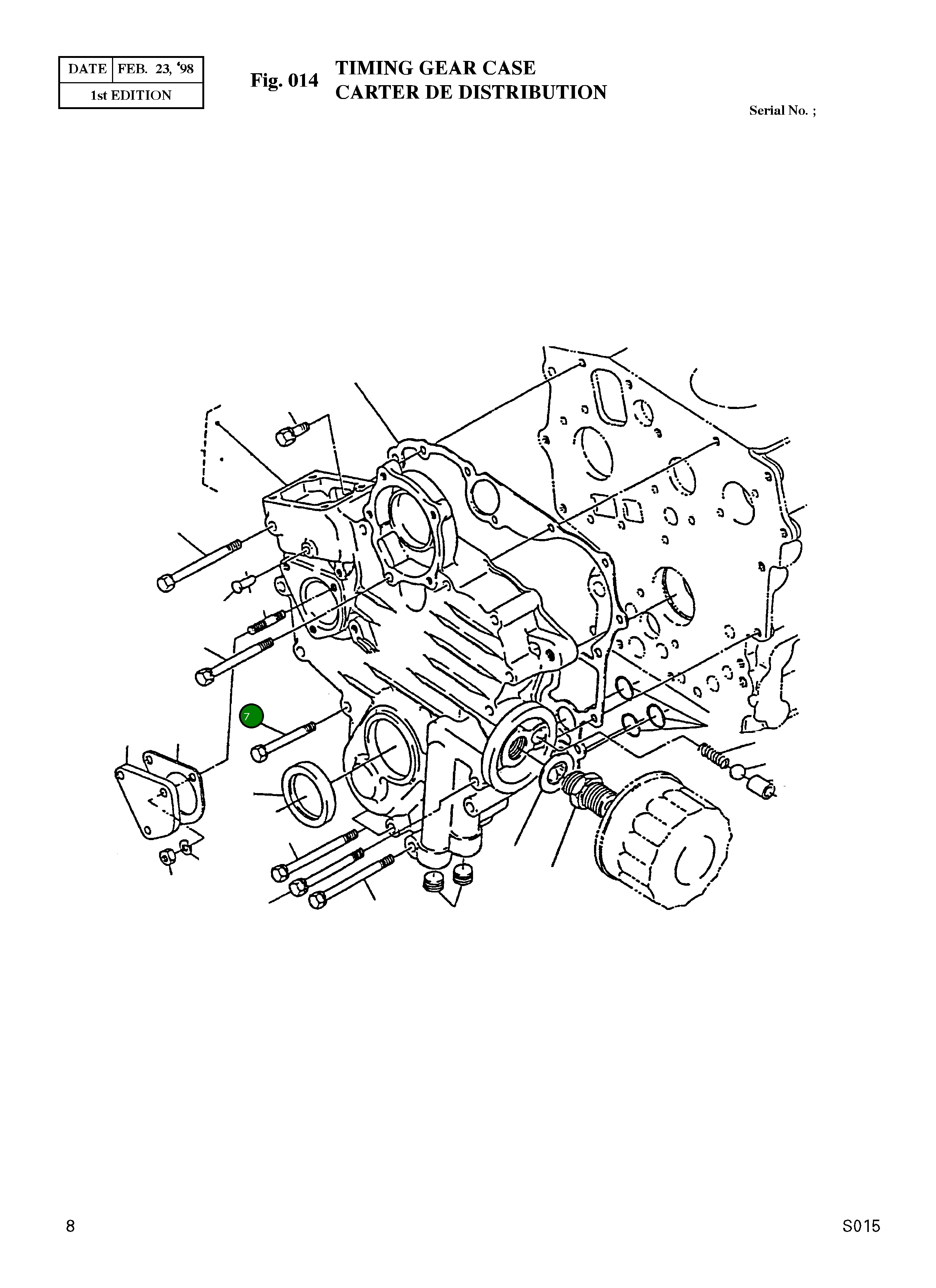 Болт 01023-60650 Komatsu