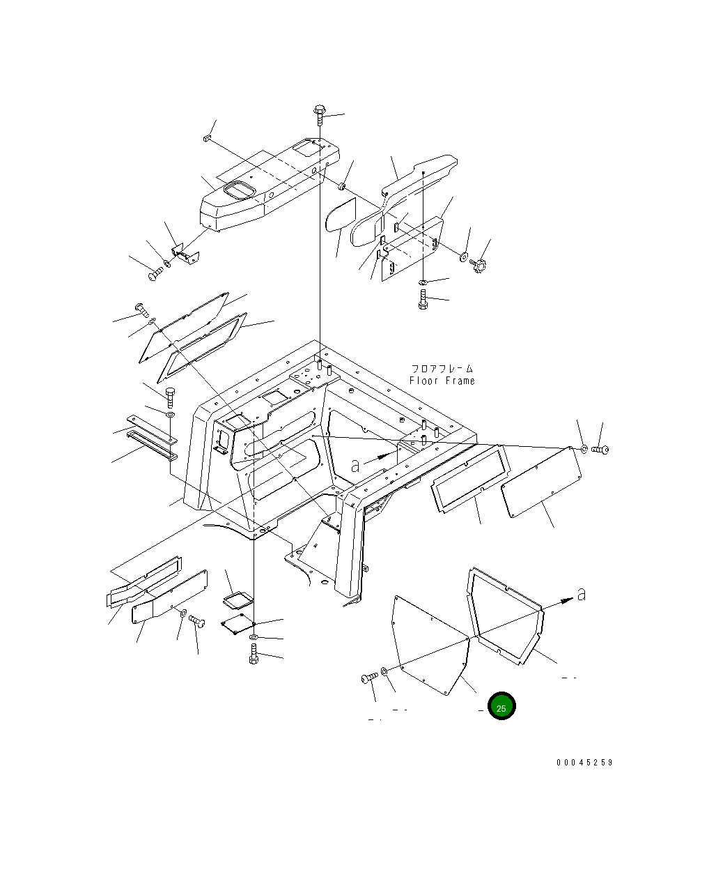 Крышка 14X-54-36121 Komatsu