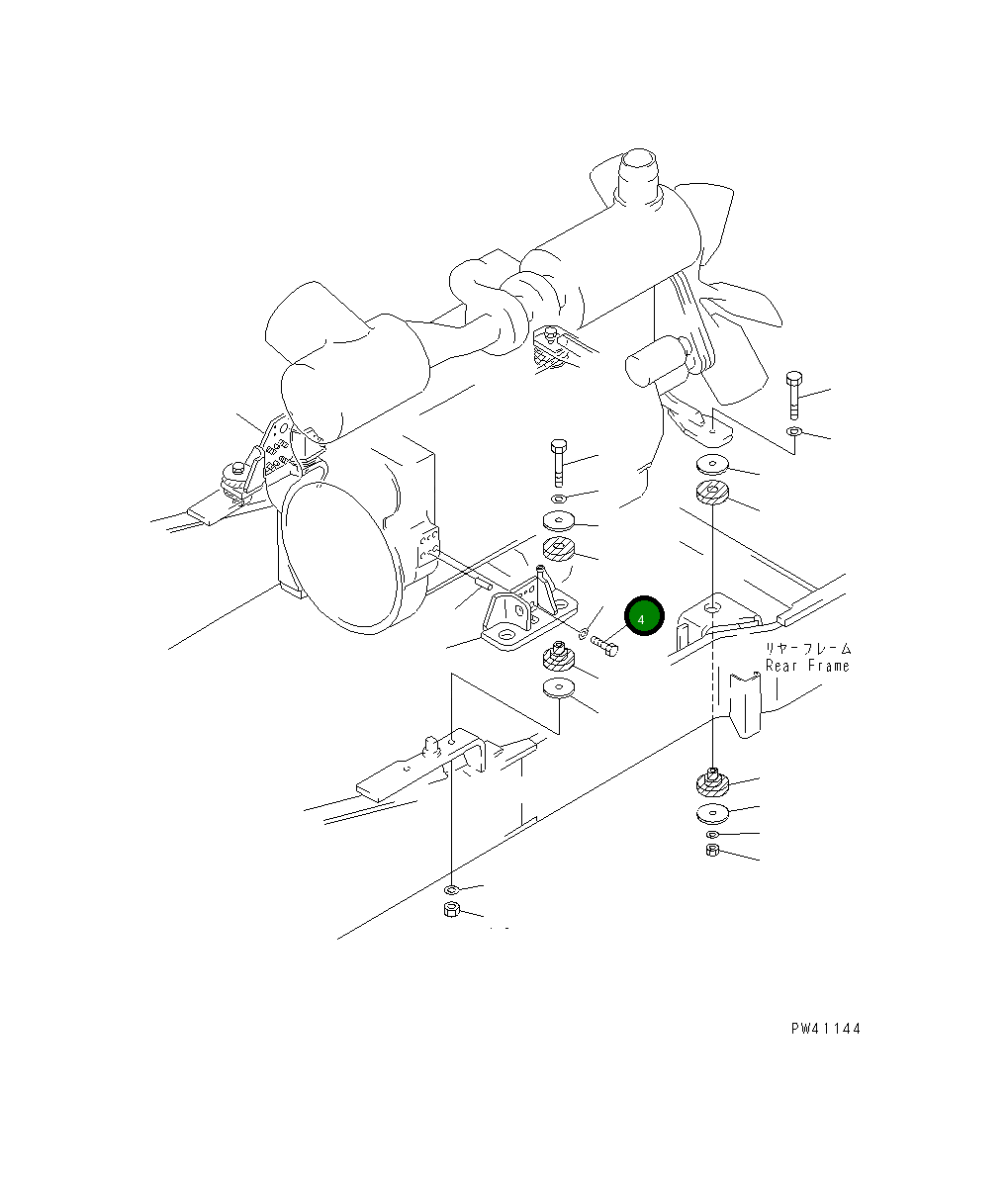 Болт 01016-51850 Komatsu