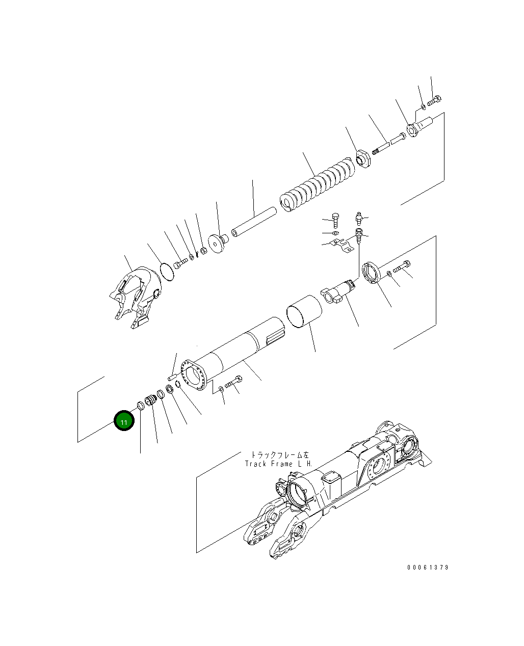 Крышка 195-50-51360  Komatsu