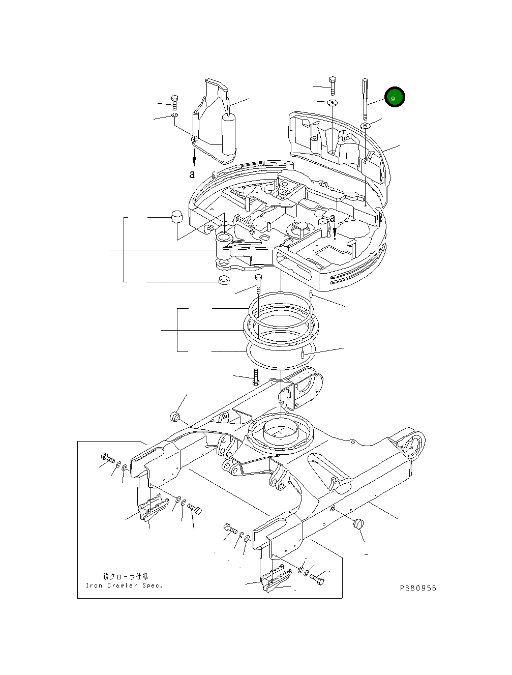Болт YM172187-53310 Komatsu