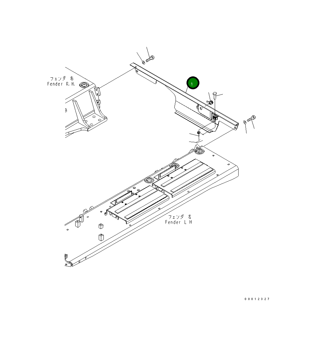 Крышка 154-54-75310  Komatsu