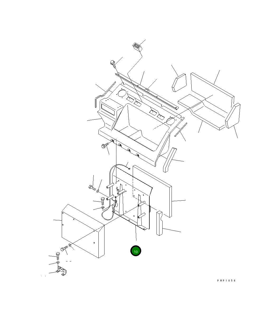 Крышка 20Y-979-K461 Komatsu