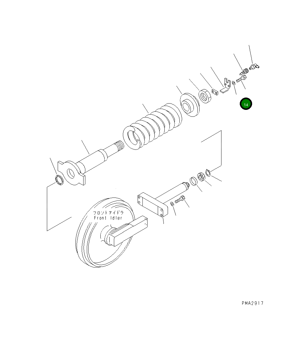 Болт 01010-80830 Komatsu