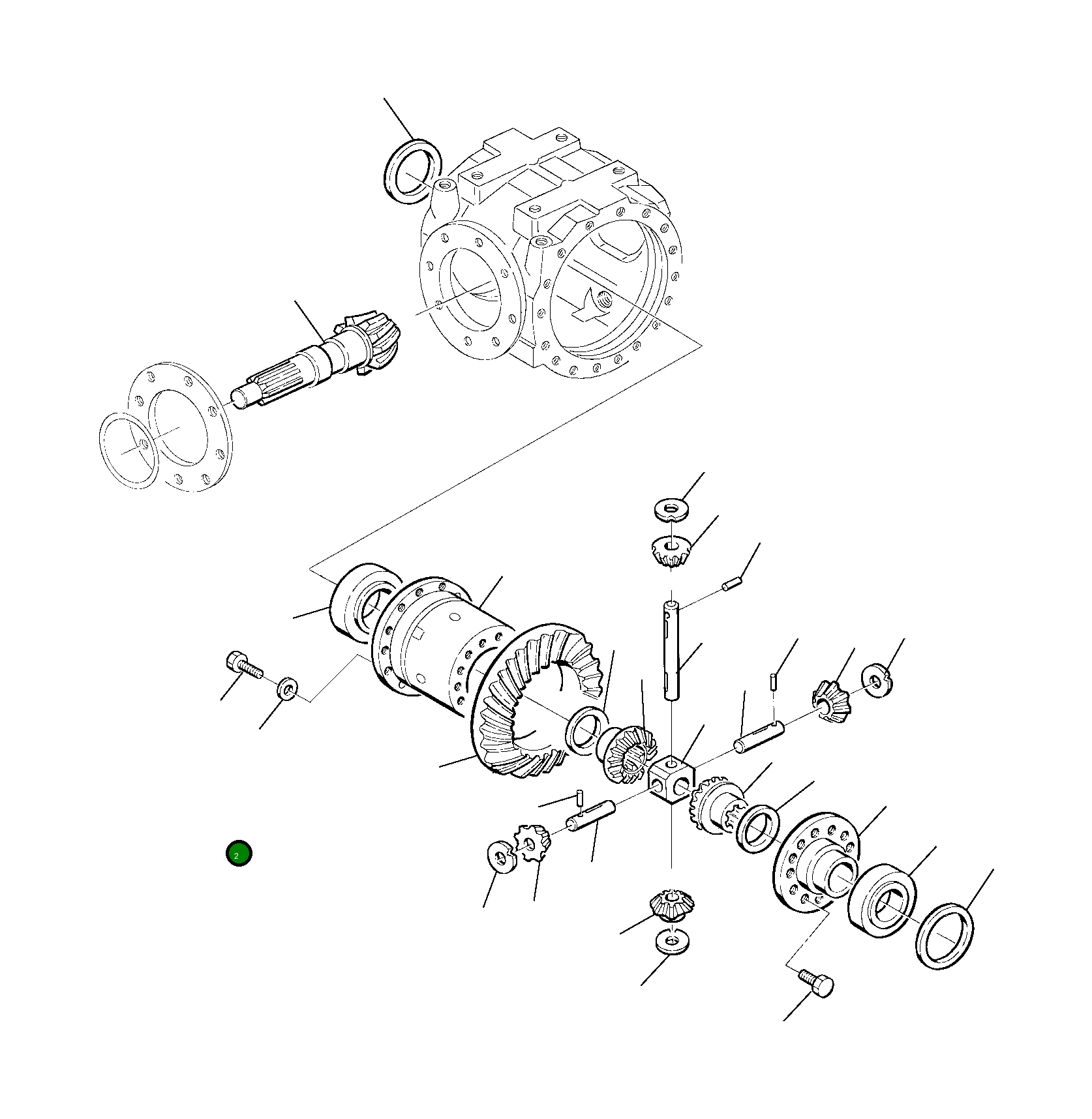 Болт HU1628331 Komatsu