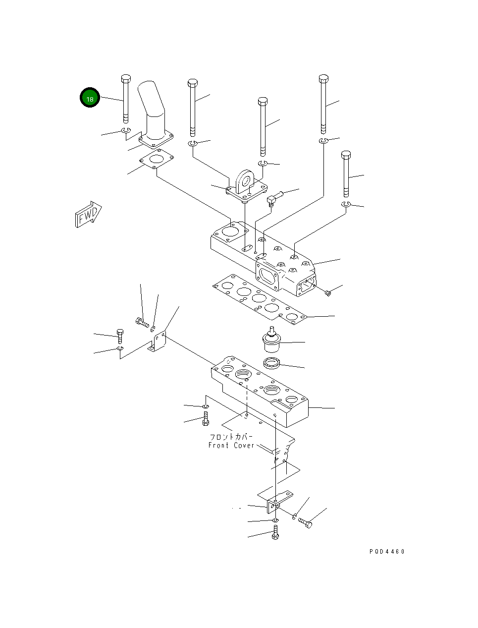 Болт 01011-81010 Komatsu