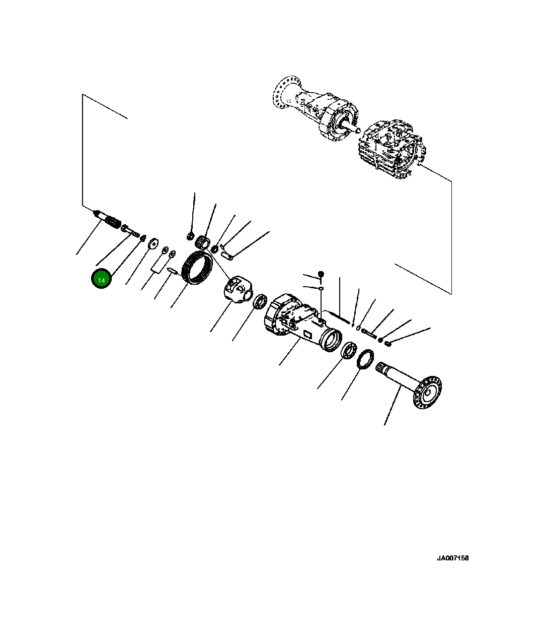 Болт 423-22-42250 Komatsu