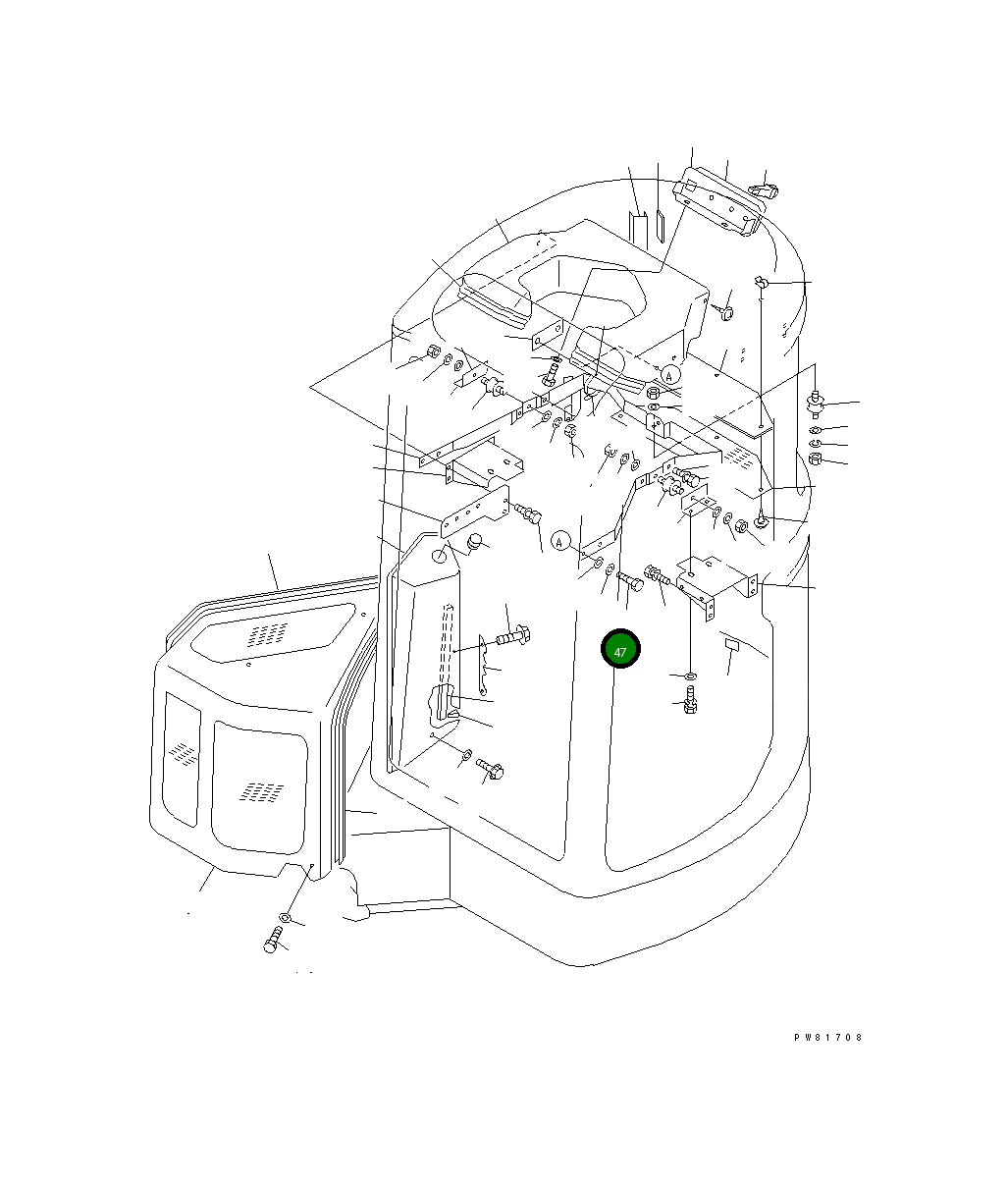 Болт YM26116-050162 Komatsu