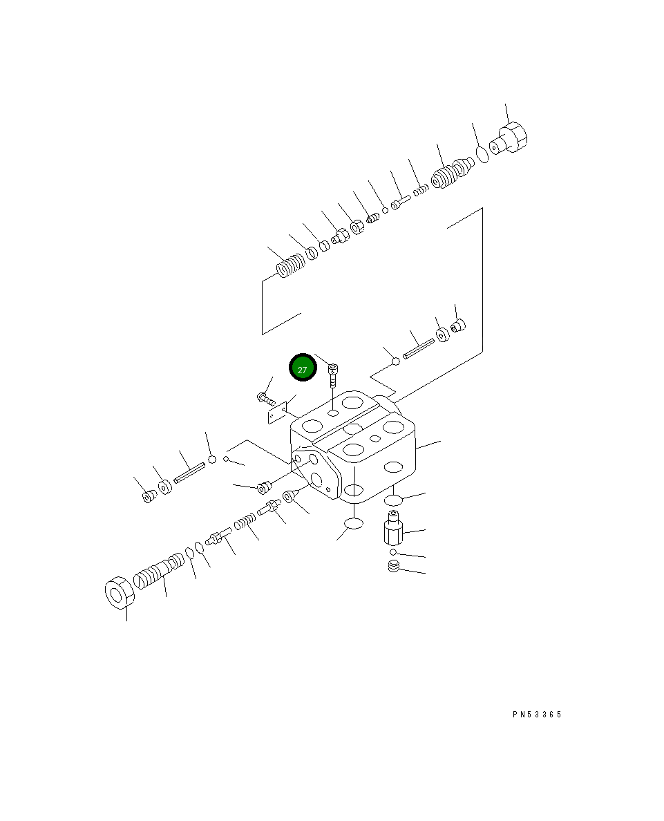 Болт 23A-40-11680 Komatsu