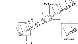 Кольцо уплотнительное (O-Ring) \4\07000-02011 Komatsu