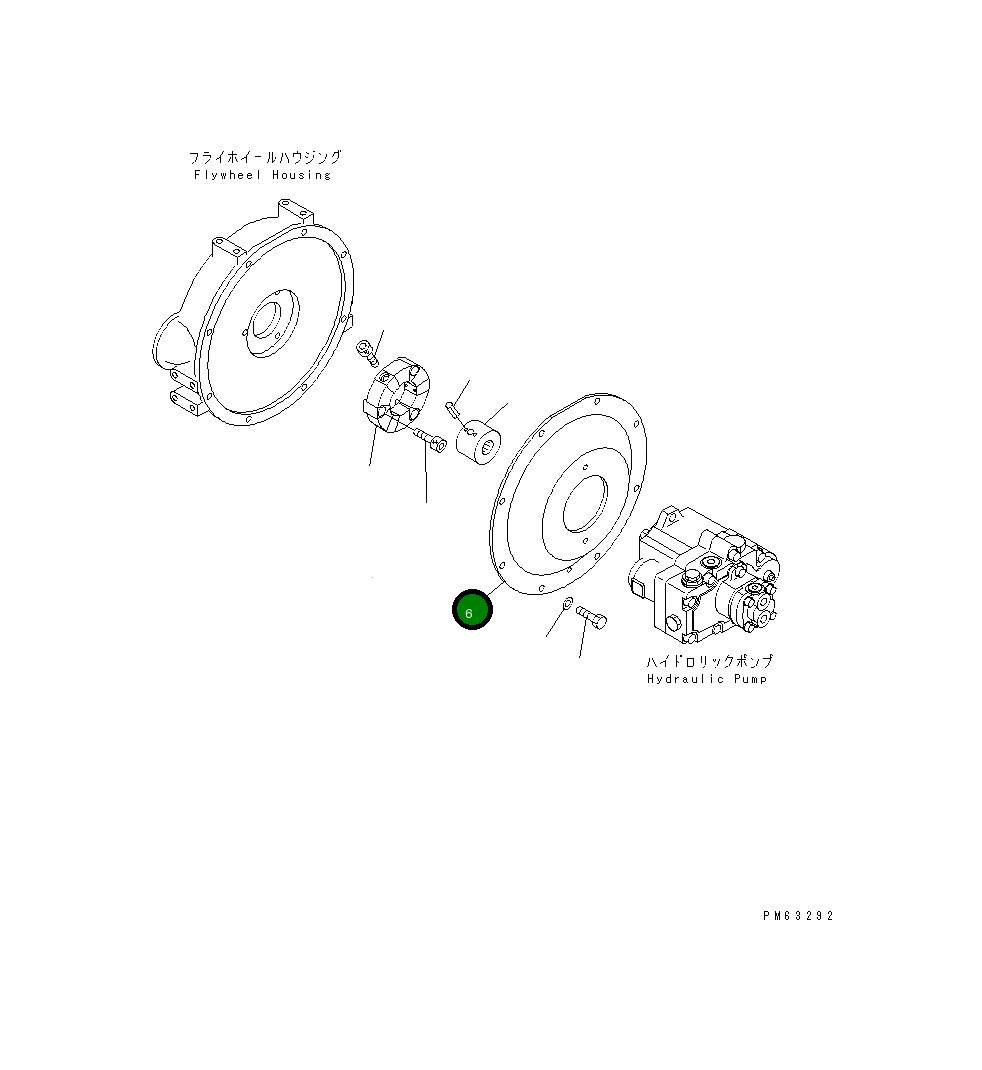 Крышка 20N-01-81210 Komatsu