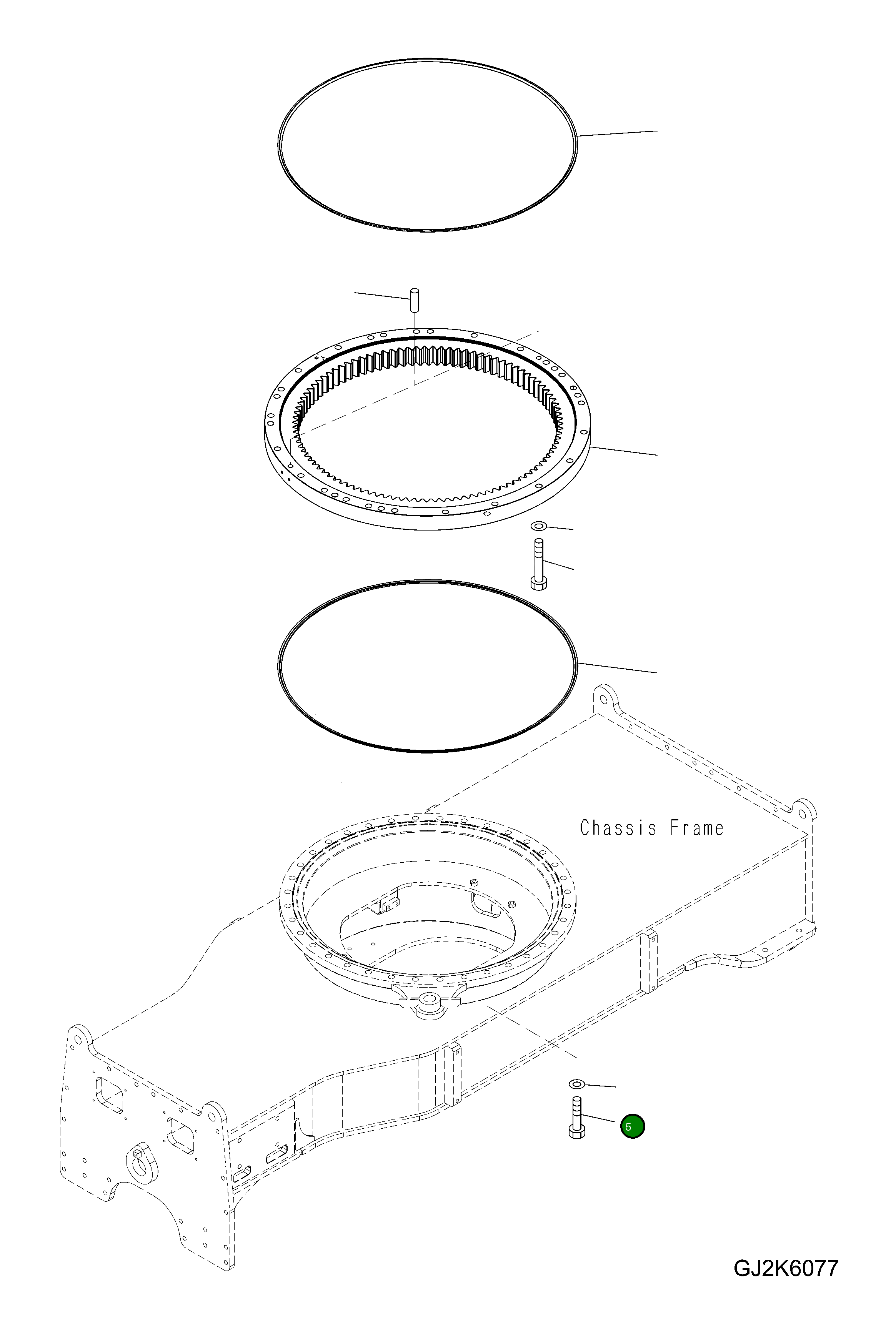 Болт 20G-25-K1110 Komatsu