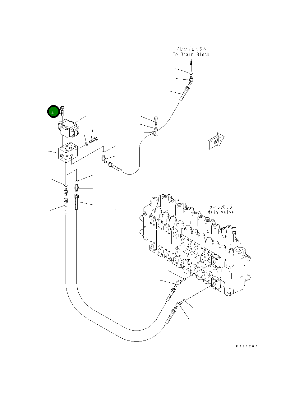 Болт 01252-31070 Komatsu