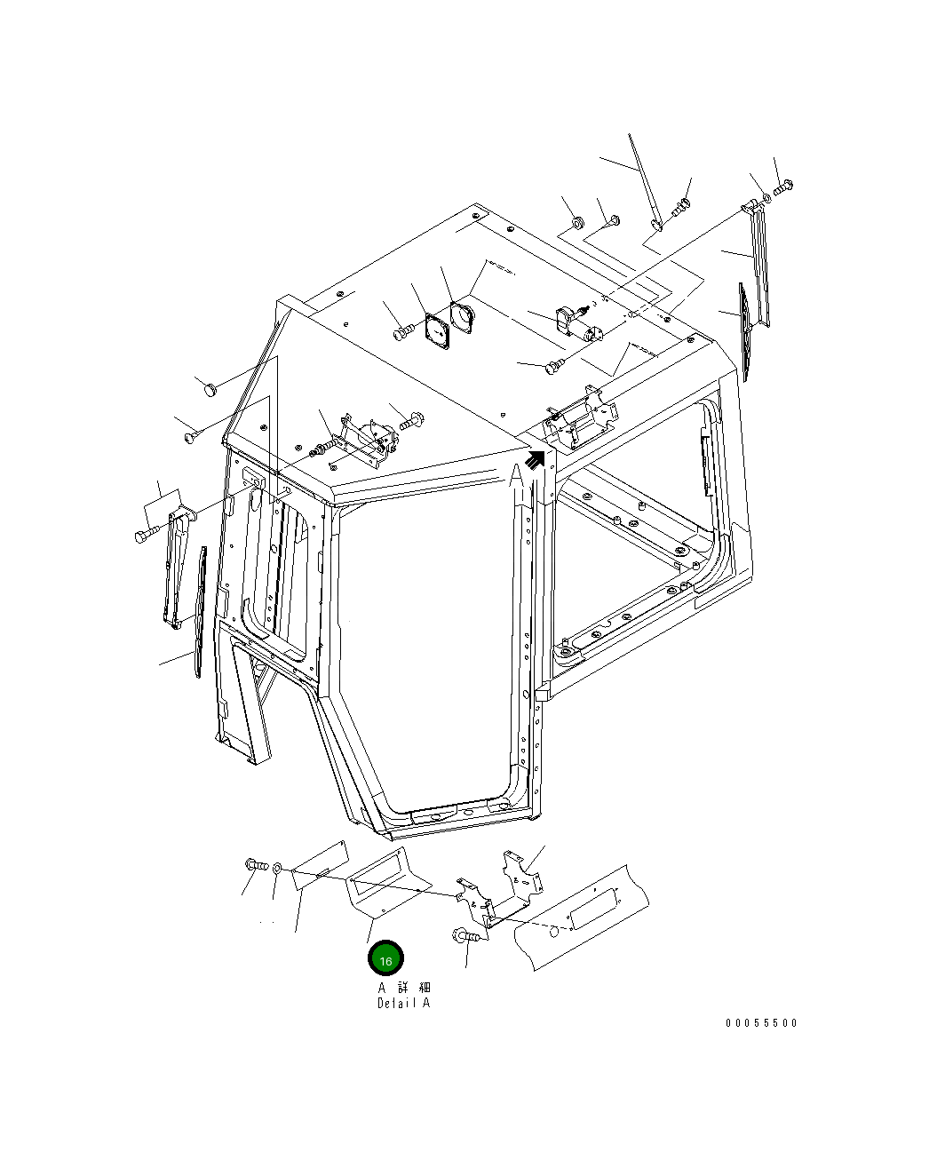 Крышка 14X-911-4280 Komatsu