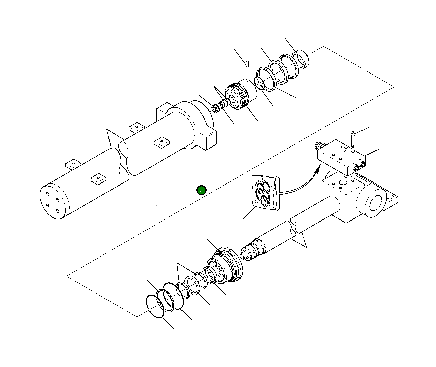 Кольцо FDJ0115782 Komatsu