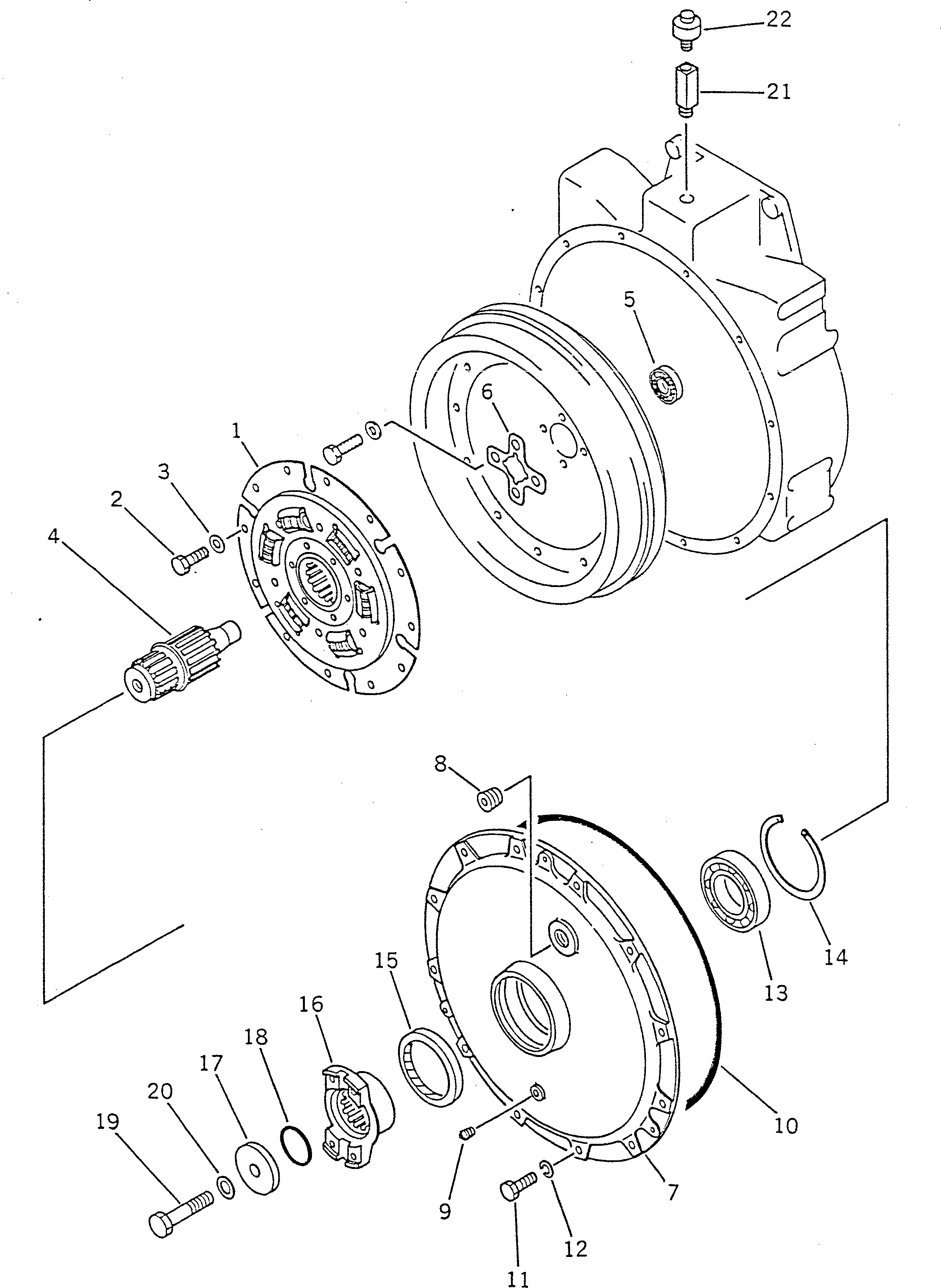 Болт 01050-51680  Komatsu