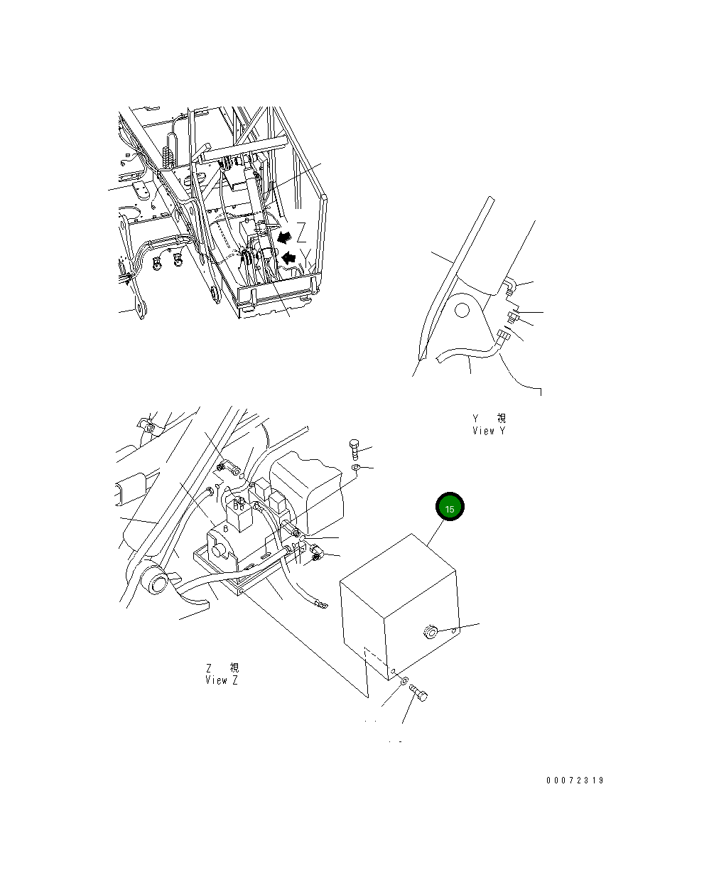 Крышка 207-54-A5750  Komatsu