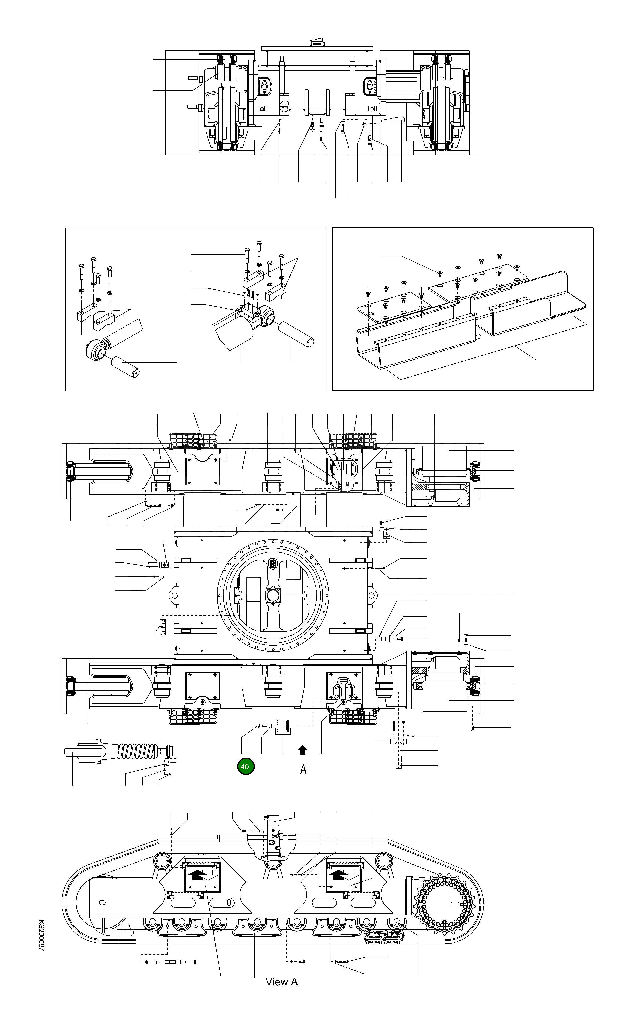 Болт 208-30-KB640 Komatsu