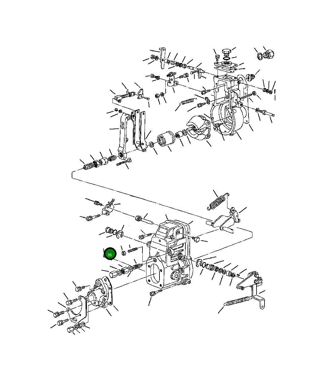 Болт YMX02010-61640  Komatsu