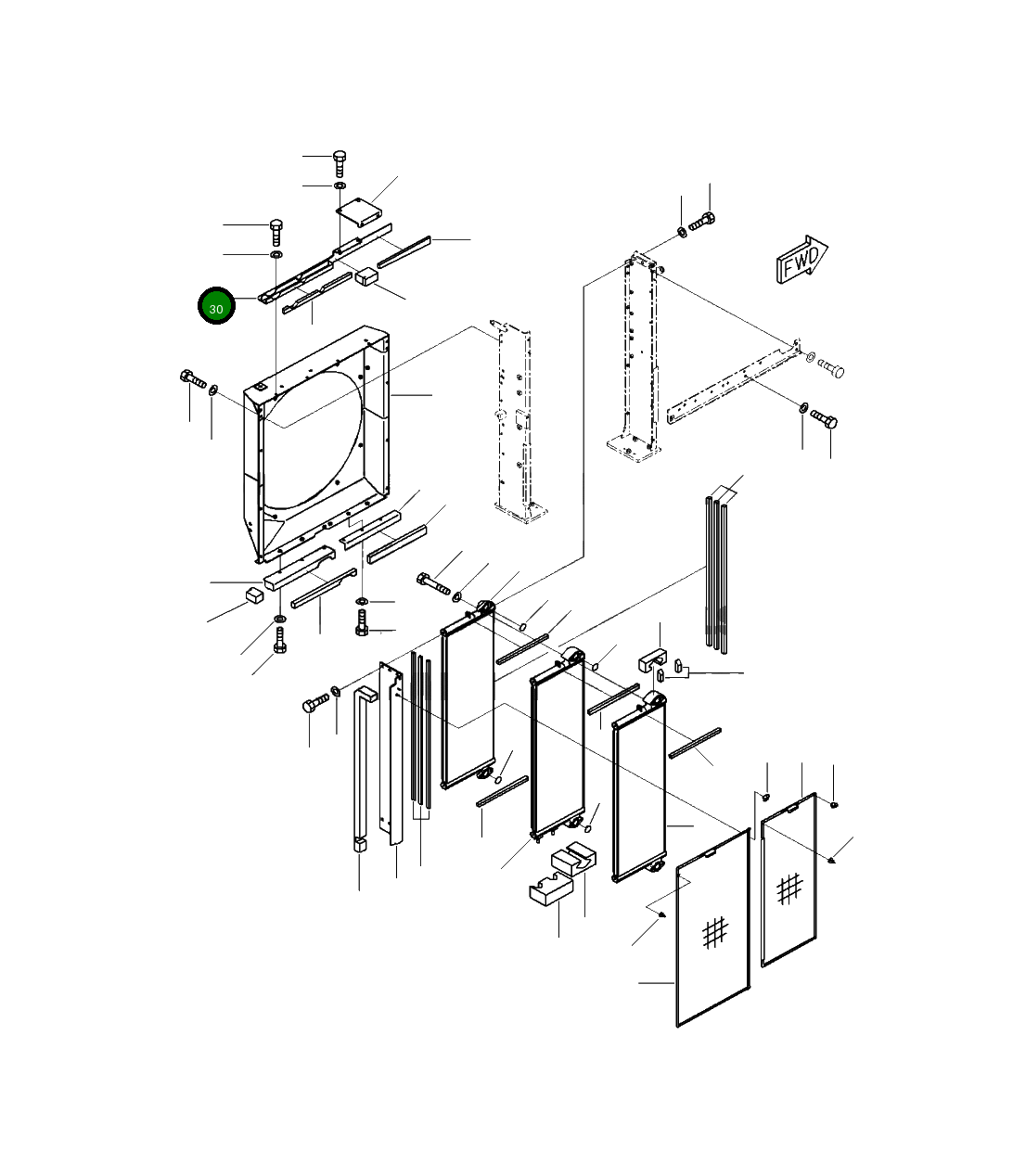 Крышка 207-03-41251 Komatsu
