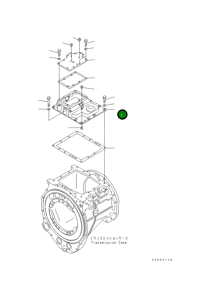 Крышка 14X-15-25810 Komatsu
