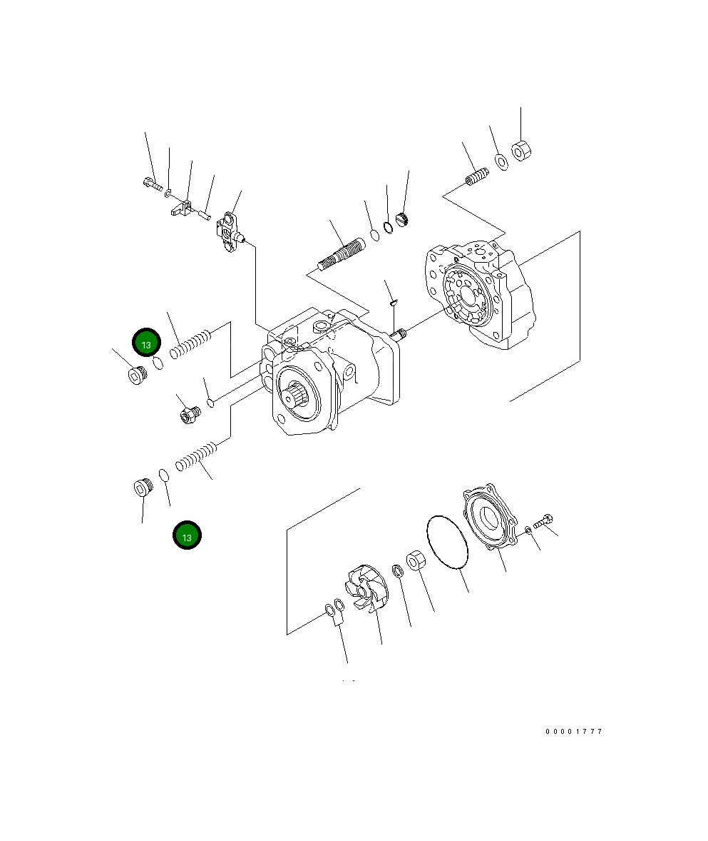 Кольцо уплотнительное (O-Ring) 07002-63634 Komatsu