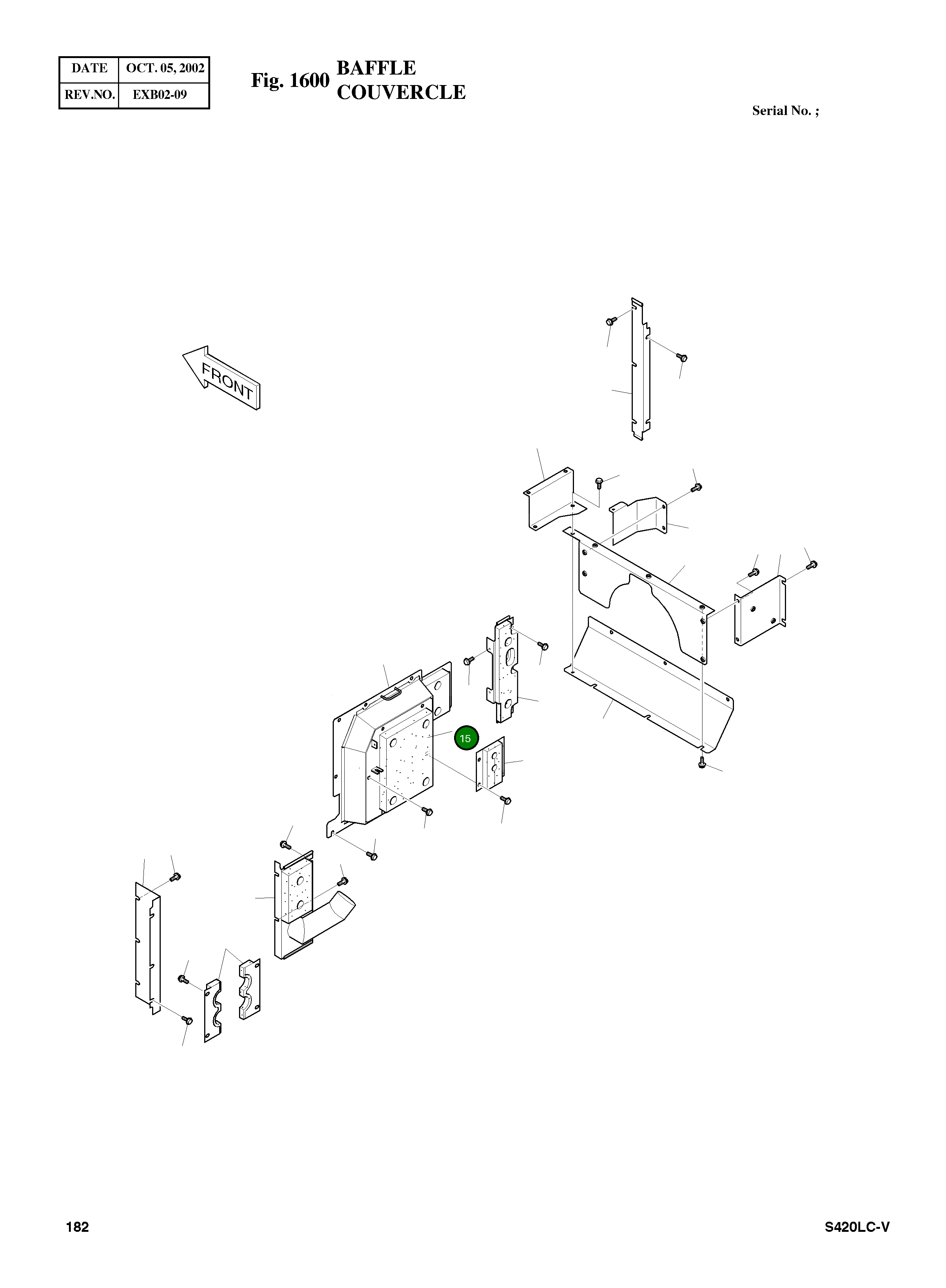 Крышка 621-01752A Komatsu