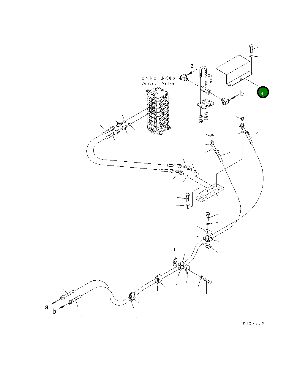 Крышка 8206-54-4140 Komatsu