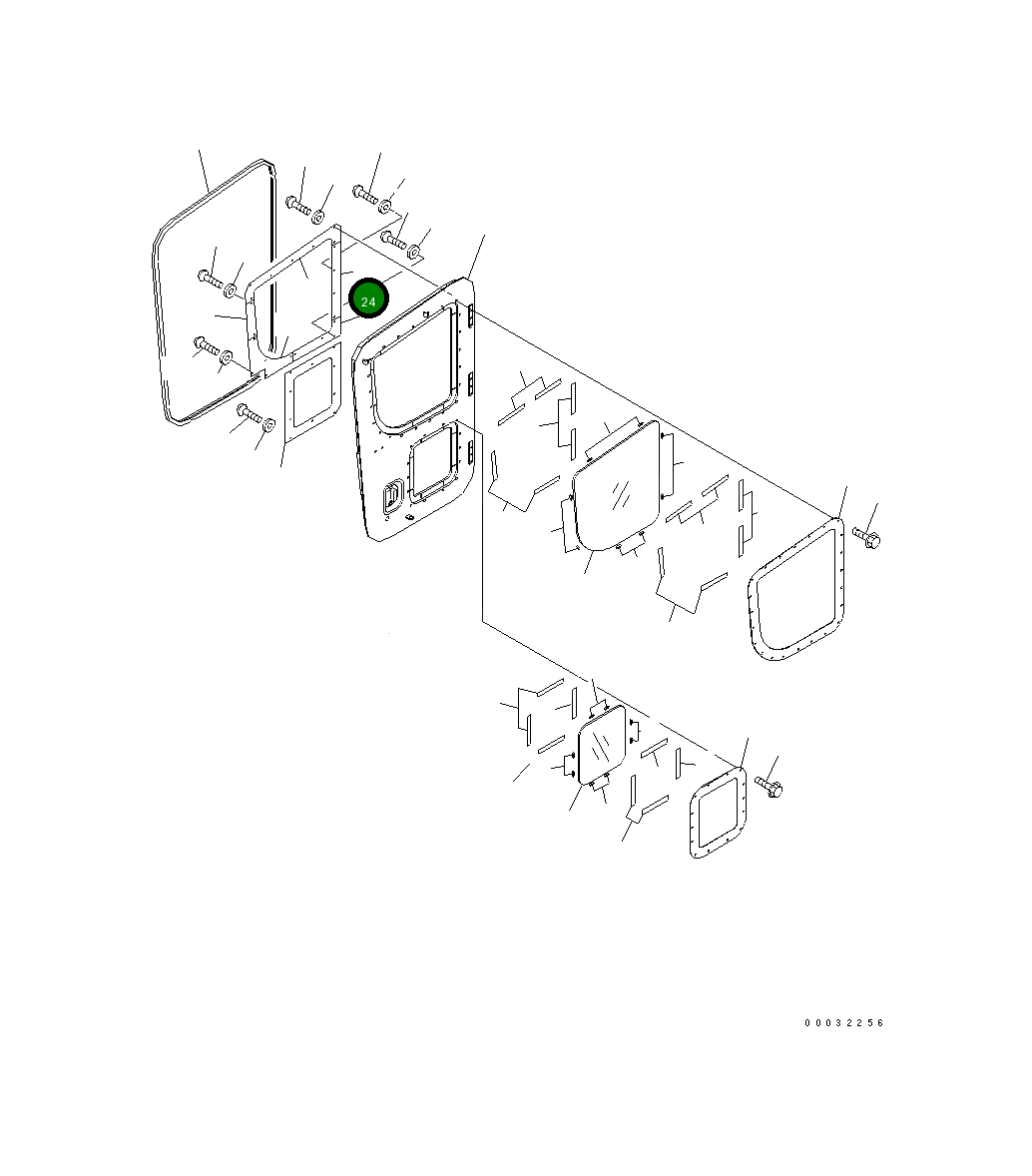 Крышка 207-54-79520  Komatsu