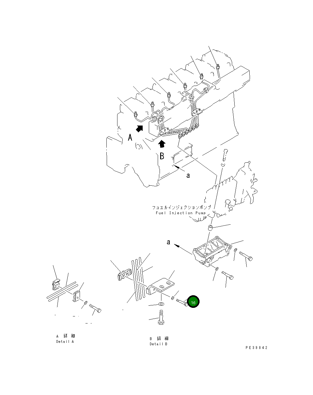 Болт 01010-50635 Komatsu
