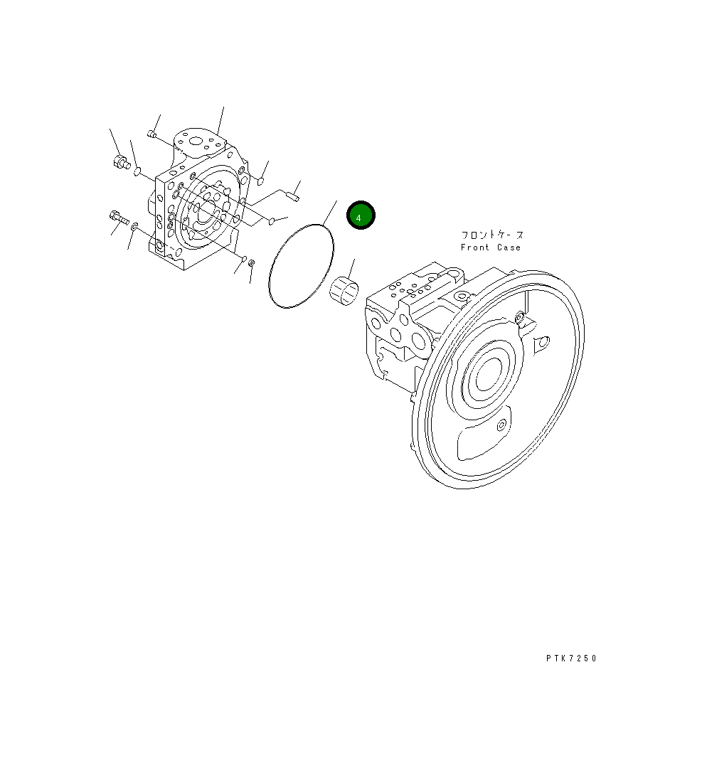 Кольцо уплотнительное (O-Ring) 07000-B5165 Komatsu