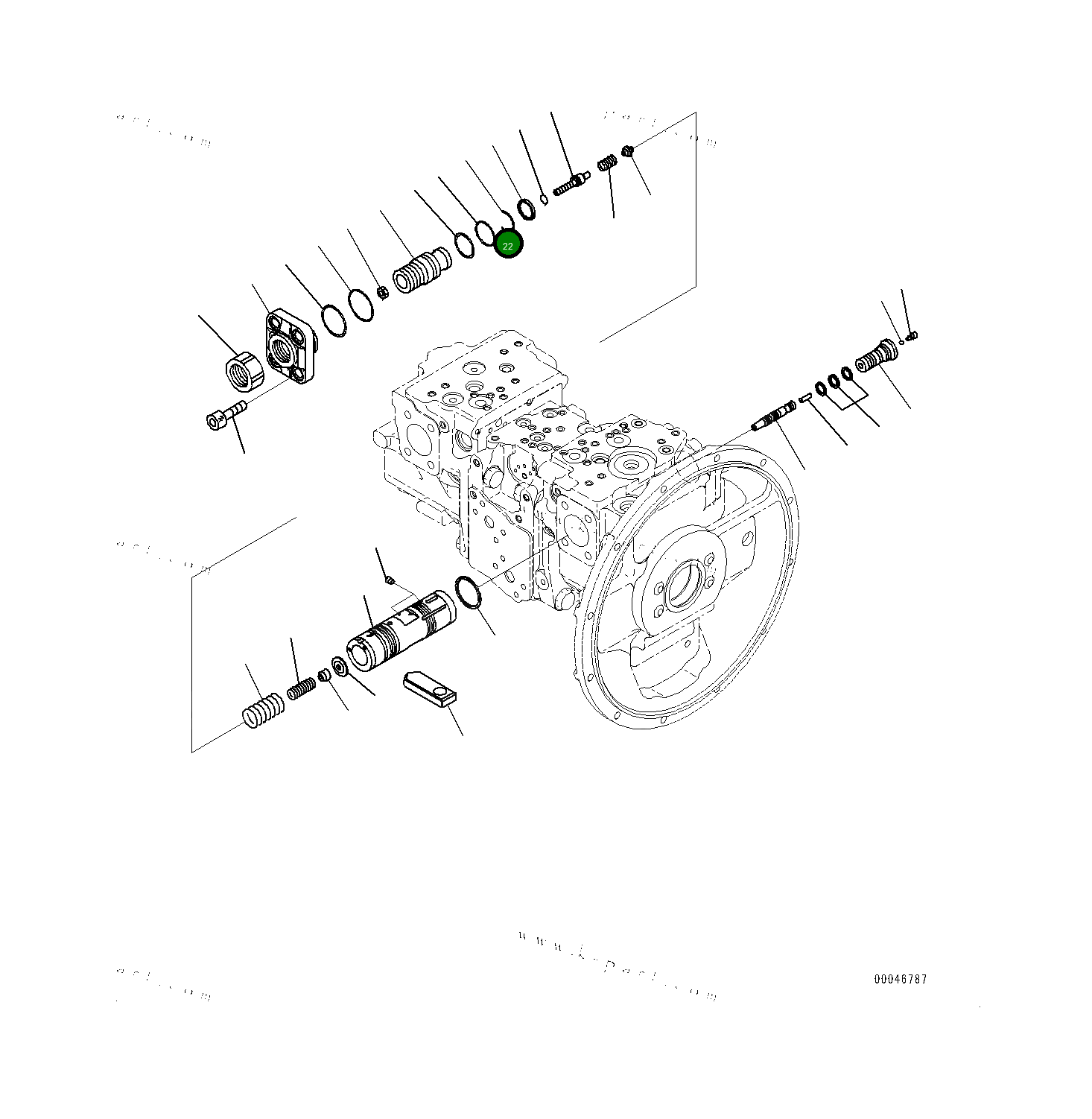 Кольцо уплотнительное (O-Ring) 07000B2011 Komatsu