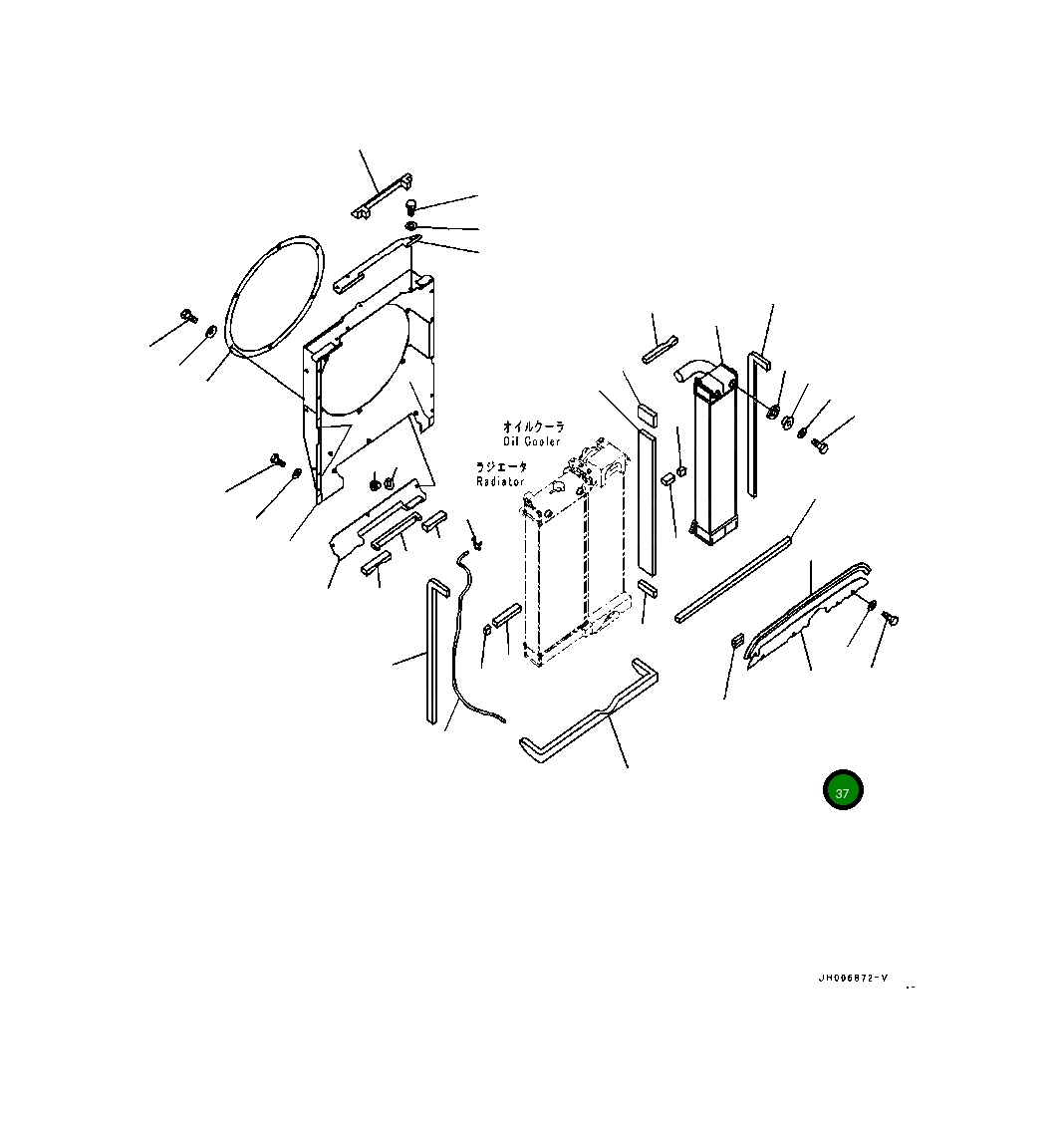 Крышка 206-03-22252 Komatsu