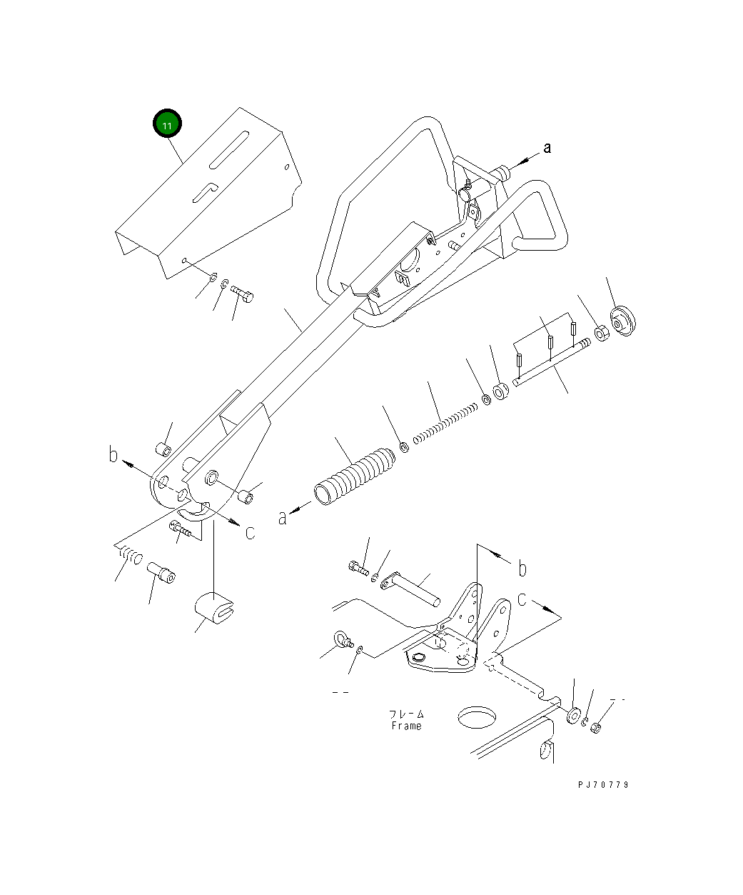 Крышка 2694-6-23112 Komatsu