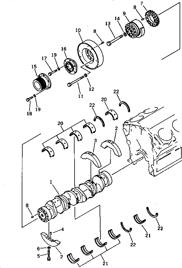 Болт 01011-31690  Komatsu