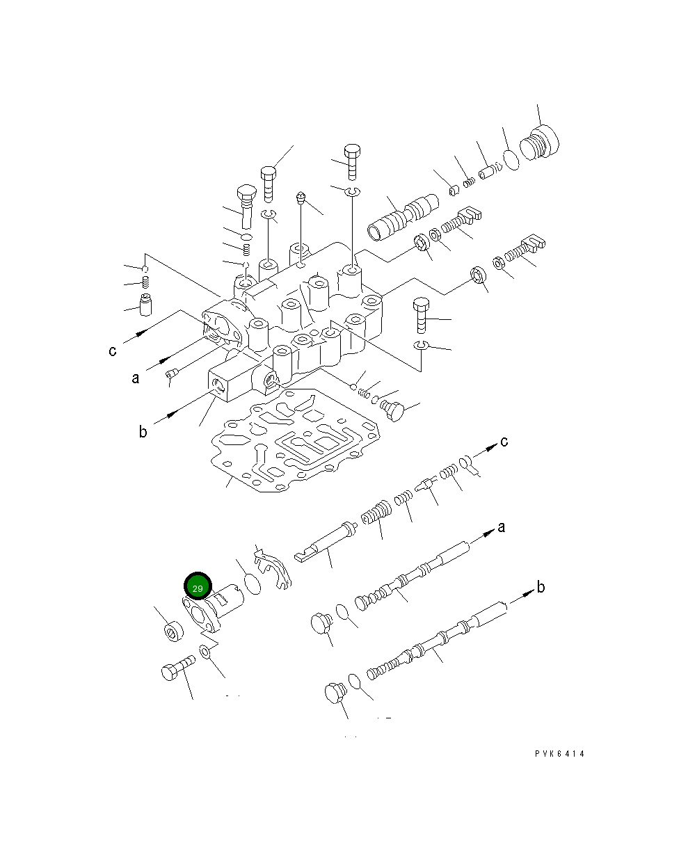 Крышка 104-15-35230  Komatsu