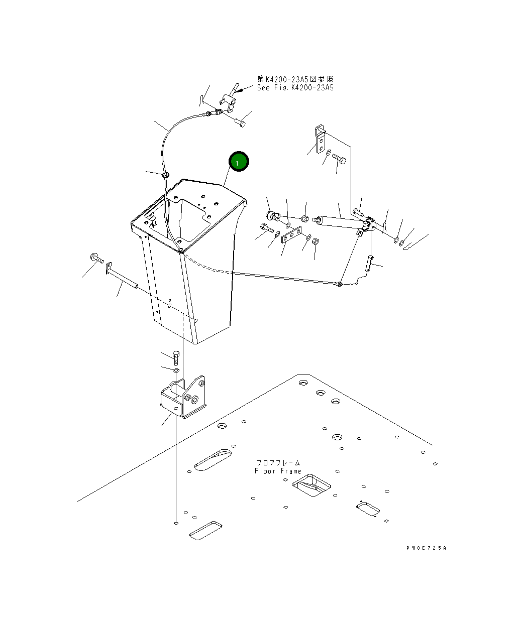 Крышка 423-S35-3110 Komatsu