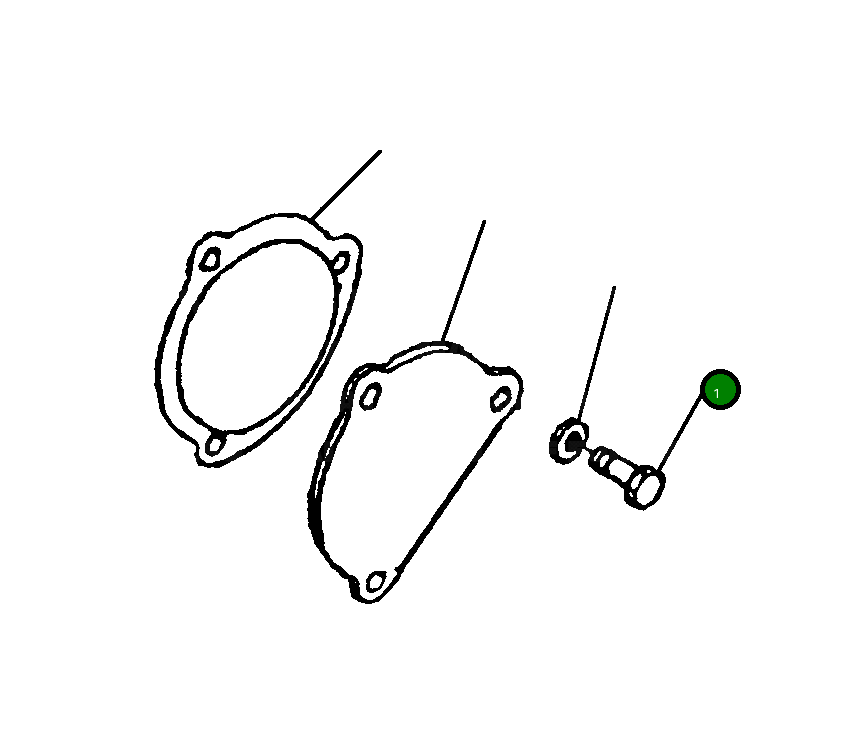 Болт 1295 975 H1 Komatsu