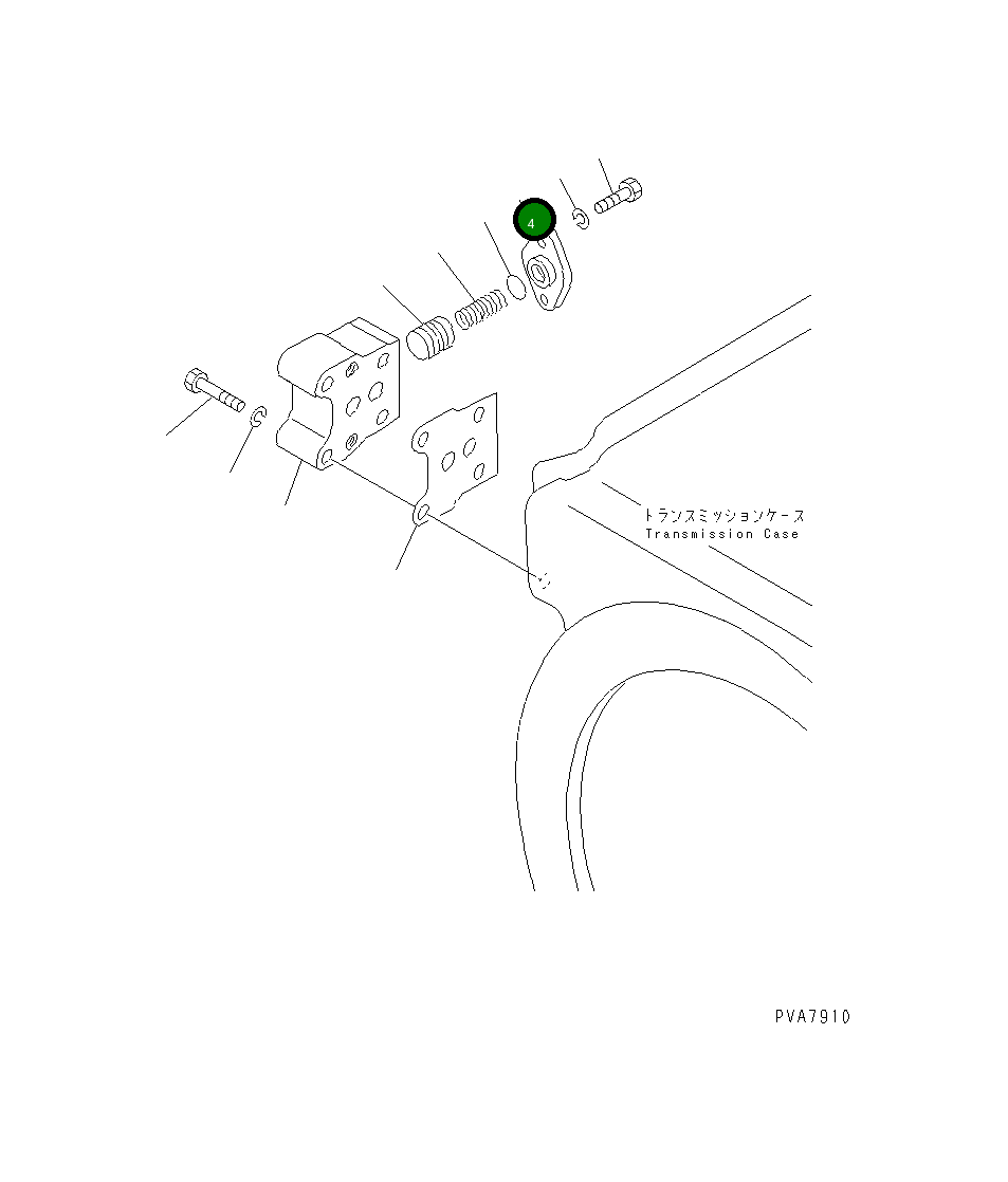 Крышка 125-15-14131 Komatsu
