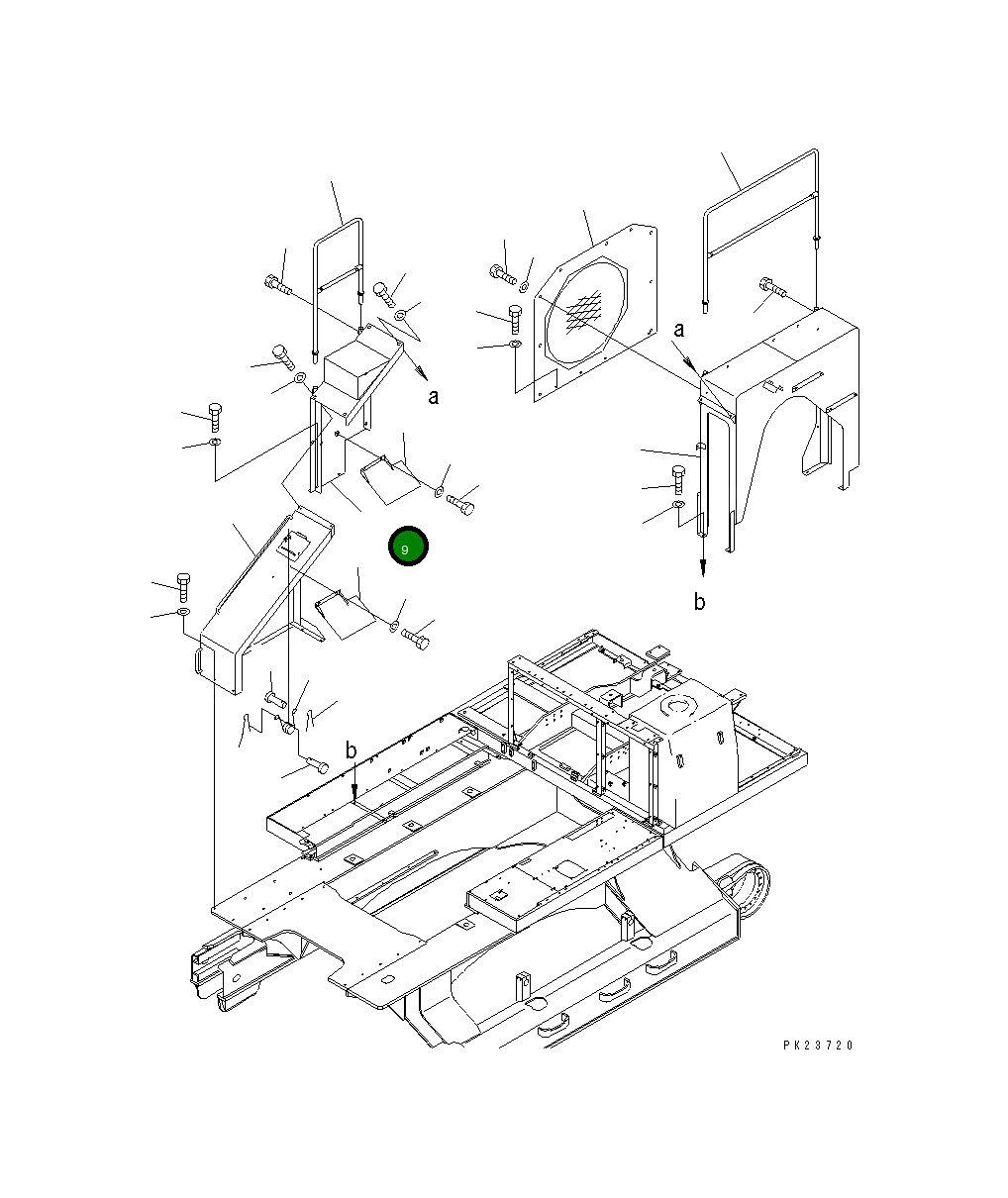 Крышка 8232-54-1330 Komatsu