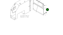 Крышка 103-B62-2441 Komatsu