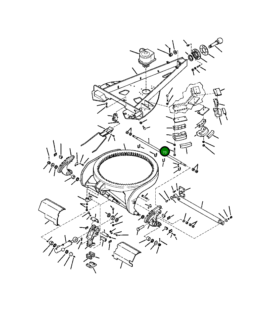 Болт 30 125 R1 Komatsu