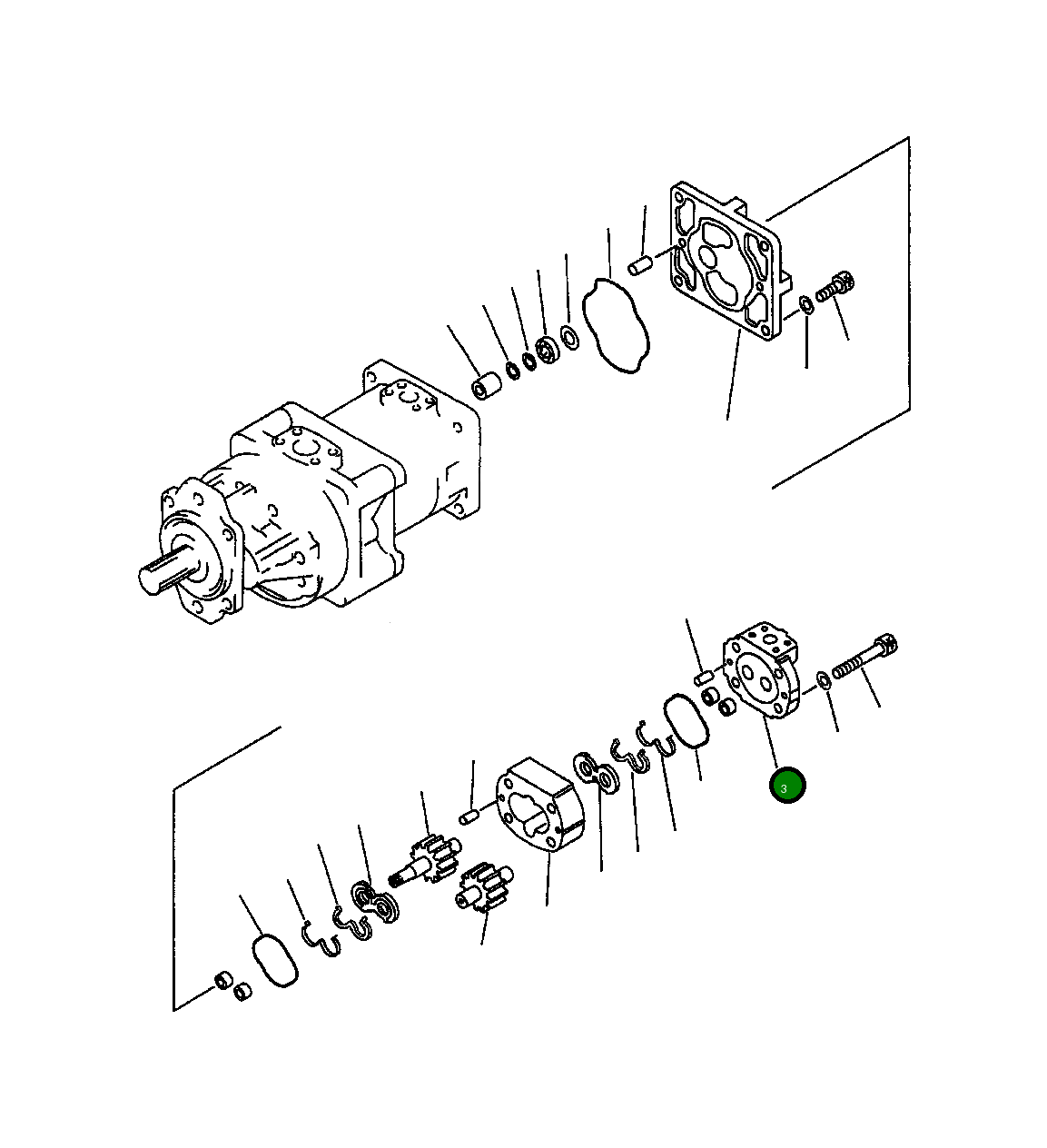 Крышка 705-17-01120  Komatsu