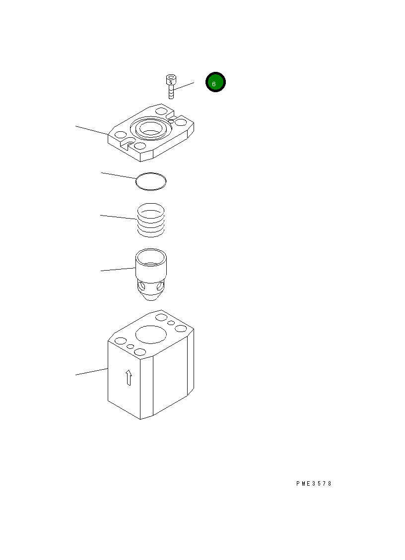 Болт 708-25-12380 Komatsu